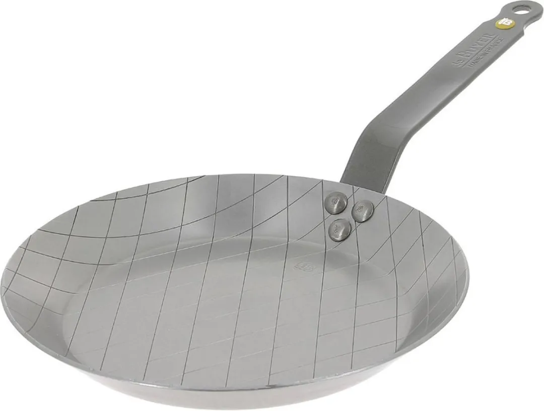DeBuyer Mineral B Steakpan 28cm - Plaatstaal