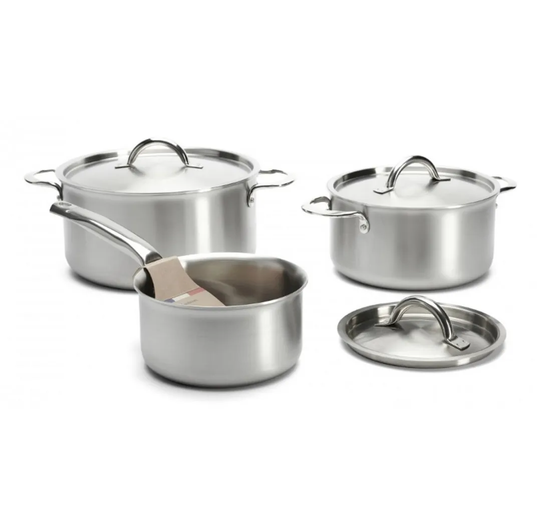 DeBuyer 3601.06 Pannen Set - 4 Stuks - Zilver