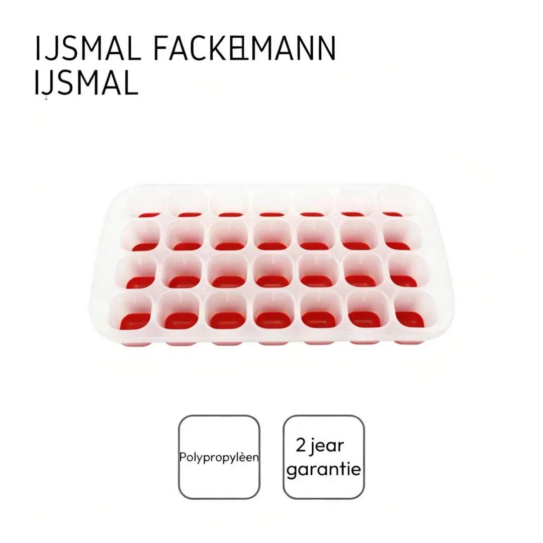 Fackelmann IJsblokjesvorm 28 Stuks - Roze