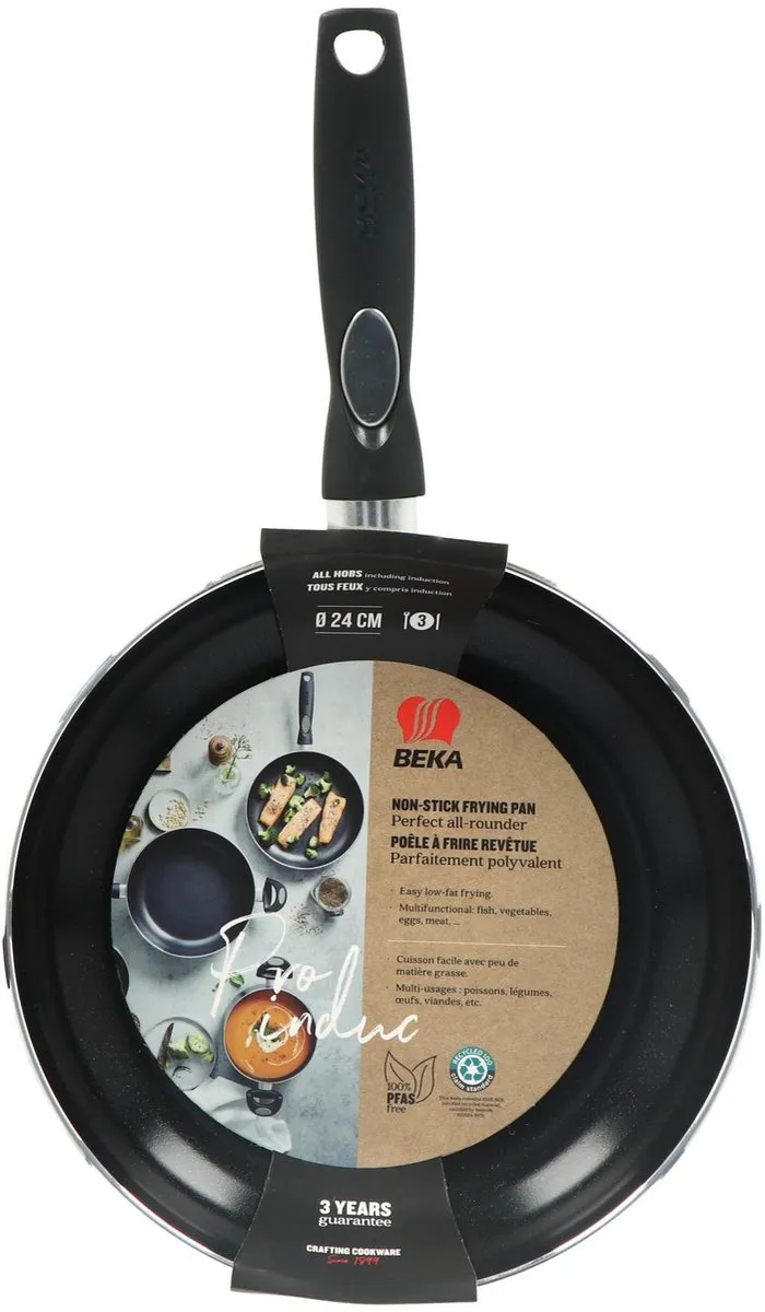 Beka Pro Induc Koekenpan 24cm - Keramische Antikleeflaag - PFAS-vrij