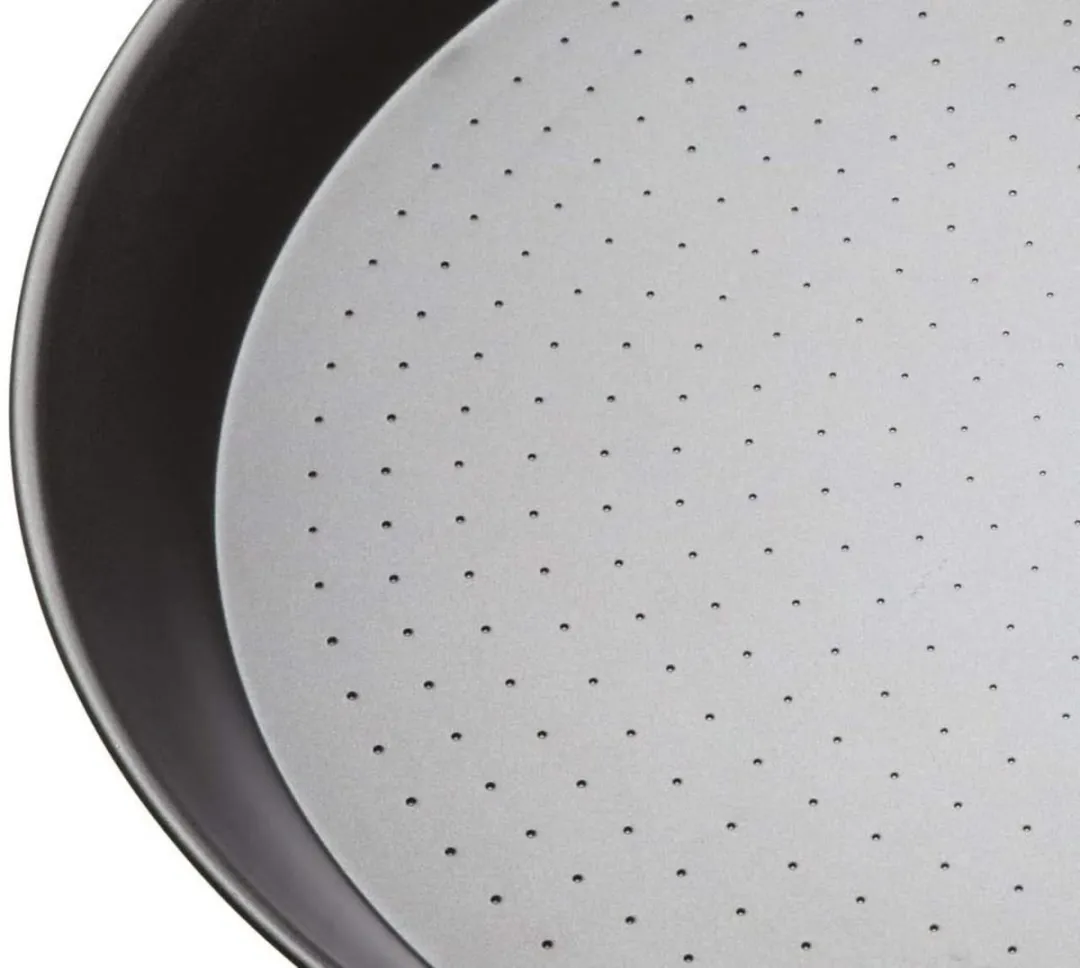KitchenCraft World of Flavours Paellapan 46cm - Koolstofstaal - Zwart