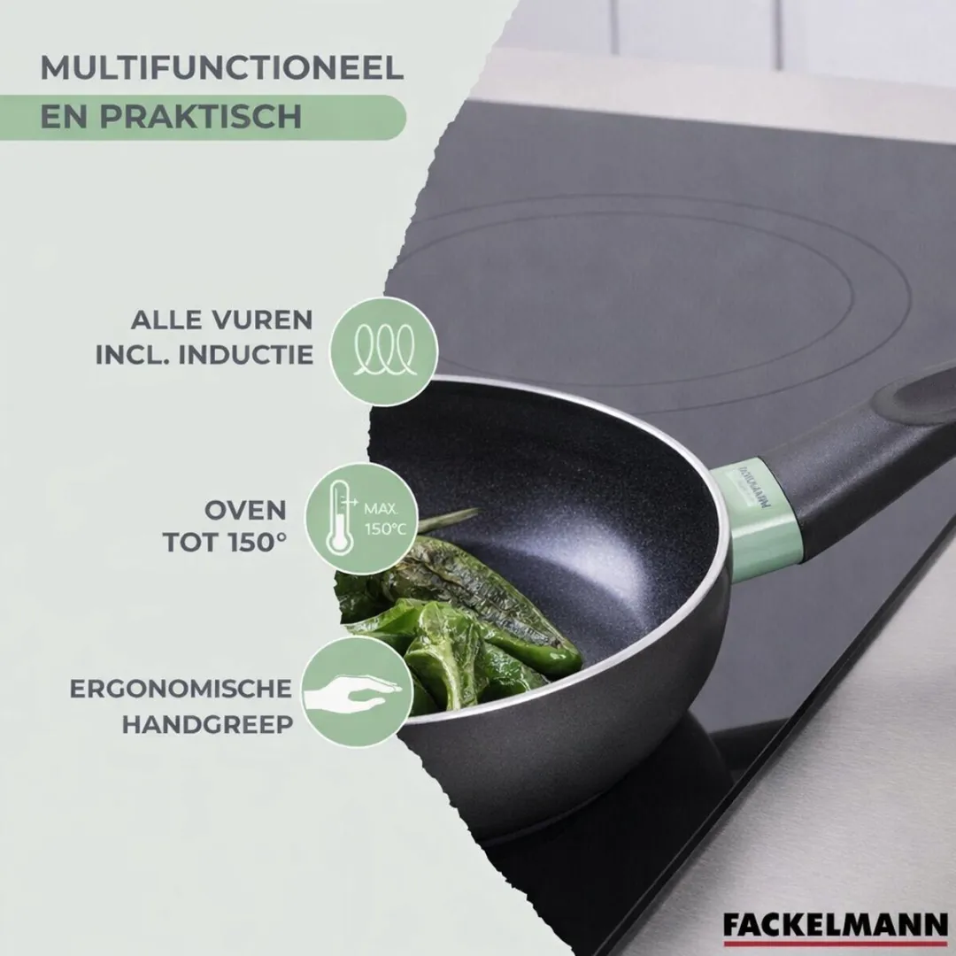 Fackelmann 9433450 Set Pannen 16-28cm