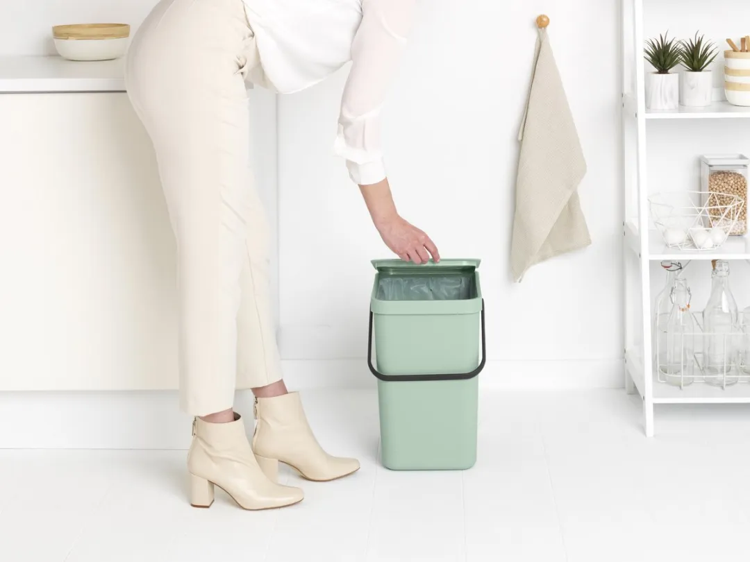 Brabantia Sort & Go Prullenbak 25L - Jade Green