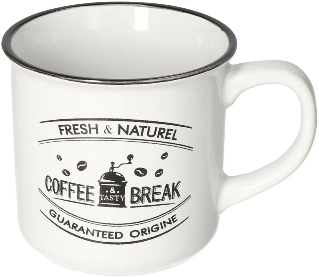 Excellent Houseware Koffiemok Cosy - 3 Stuks - 330ml - Keramiek - afbeelding 6 van 6