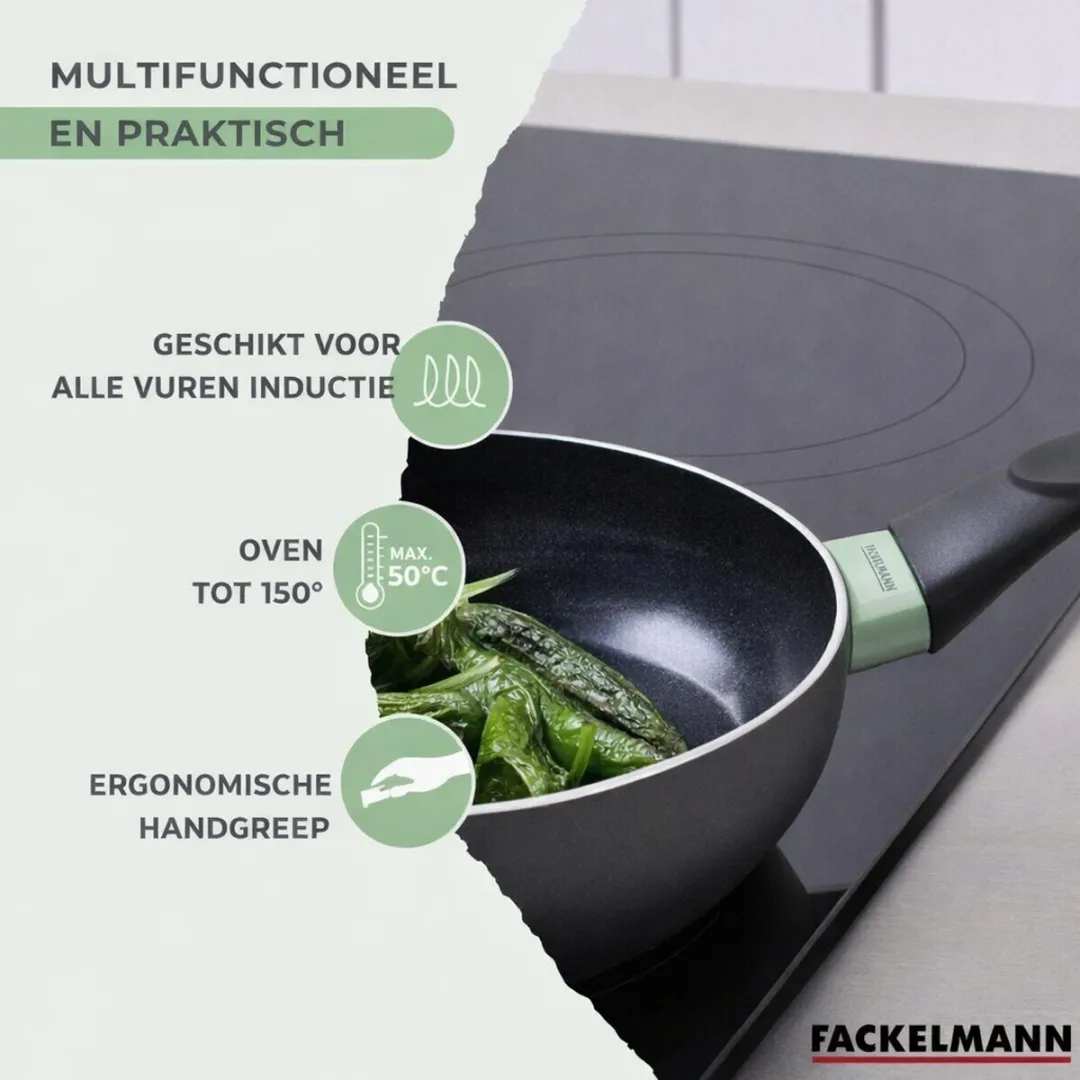 Fackelmann 9433350 Set Pannen 16-30cm
