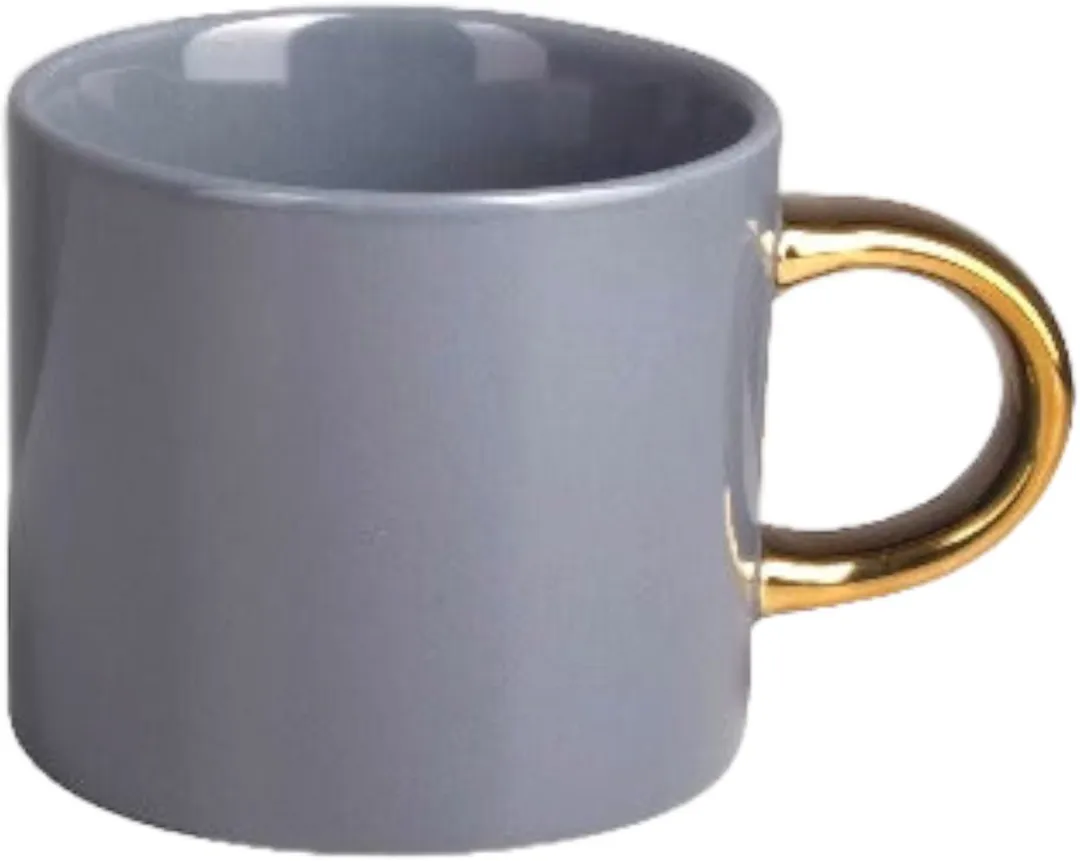 Cookinglife Gusta Mok Licht Blauw-Goud 230ml