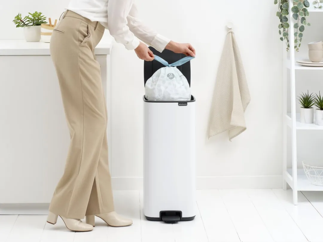 Brabantia Bo Pedaalemmer 30L - Wit