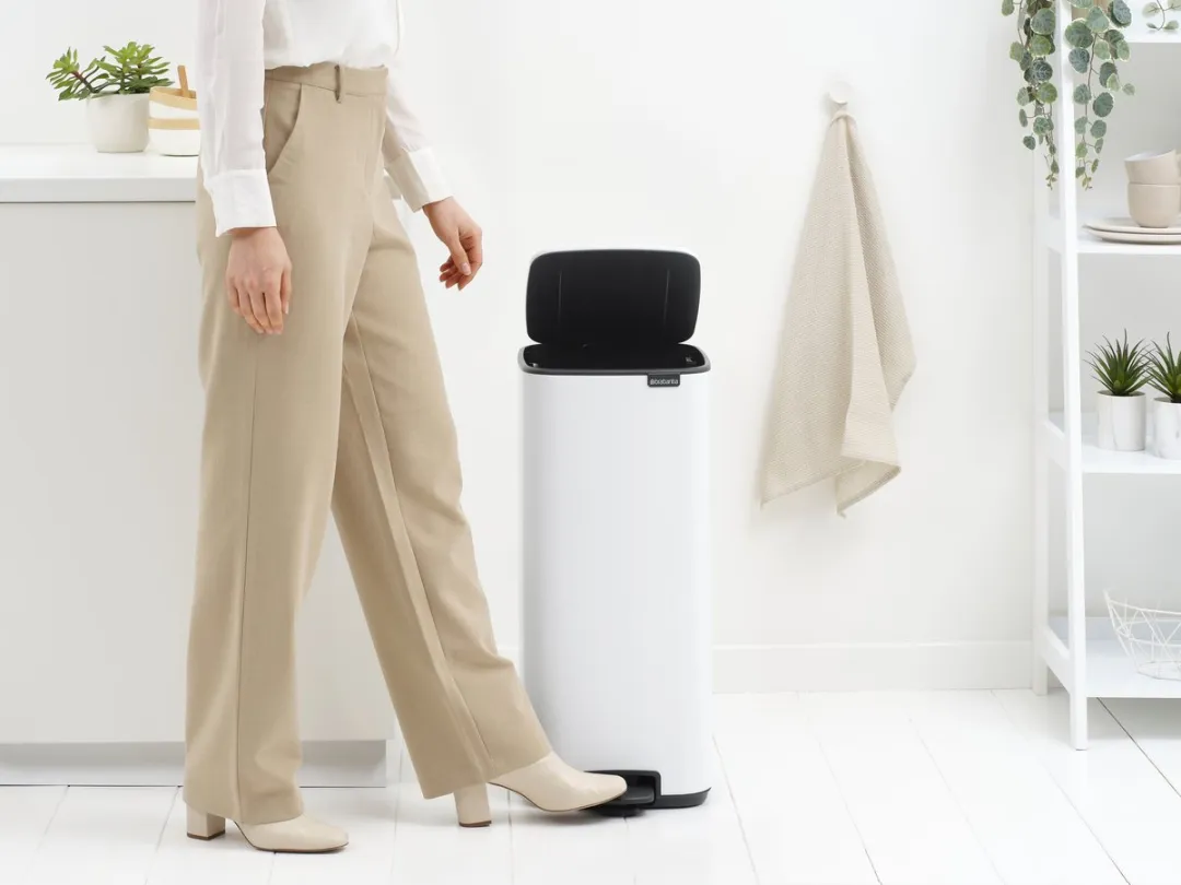 Brabantia Bo Pedaalemmer 30L - Wit