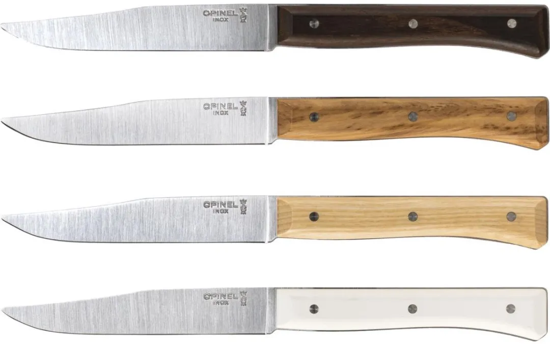 Opinel Facette Tafelmessenset 11cm - 4-delig - Panaché