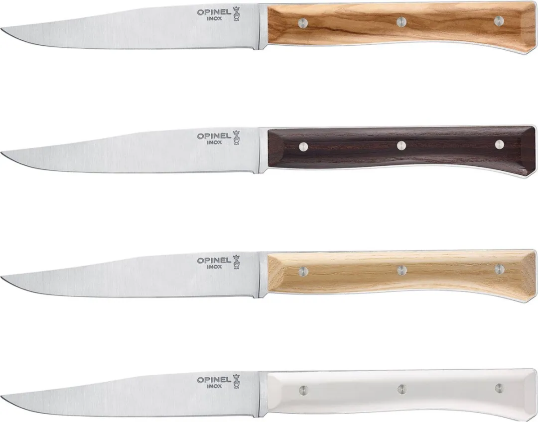 Opinel Facette Tafelmessenset 11cm - 4-delig - Panaché
