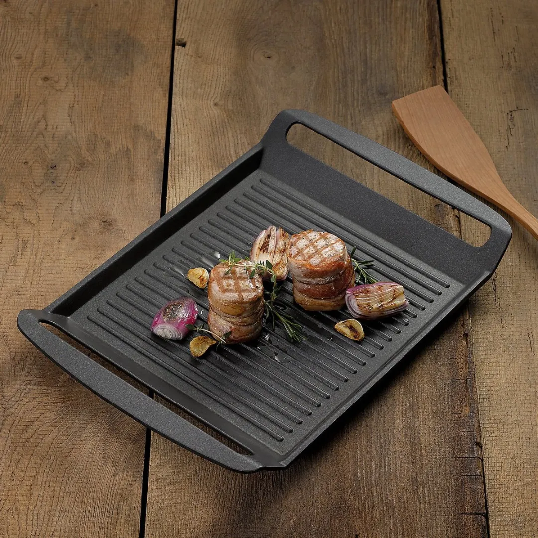 Kela Grillplaat 30x24cm - Zwart - afbeelding 6 van 6
