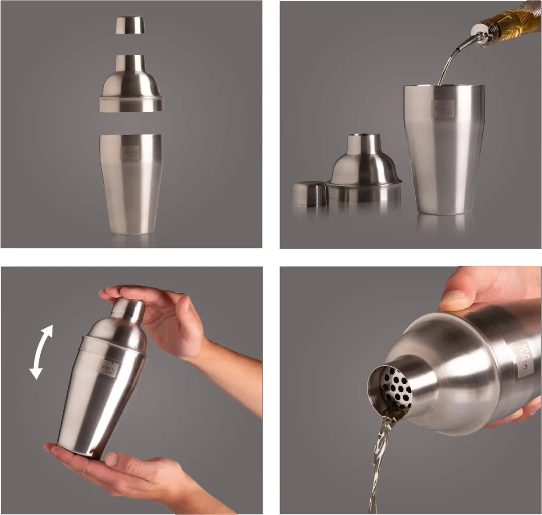 VacuVin Cocktail Set Plus - 7-delig