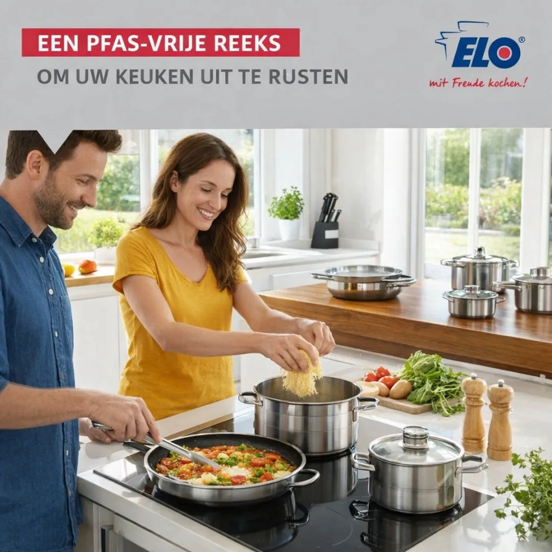 Fackelmann Elo 9879550 Keukengerei Set - 4-delig Roestvrij staal