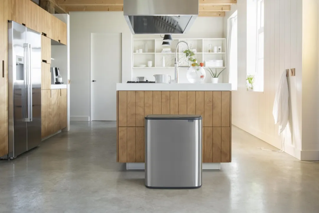 Brabantia Bo Touch Prullenbak 60L - 1 Vak Matt Steel - afbeelding 6 van 6