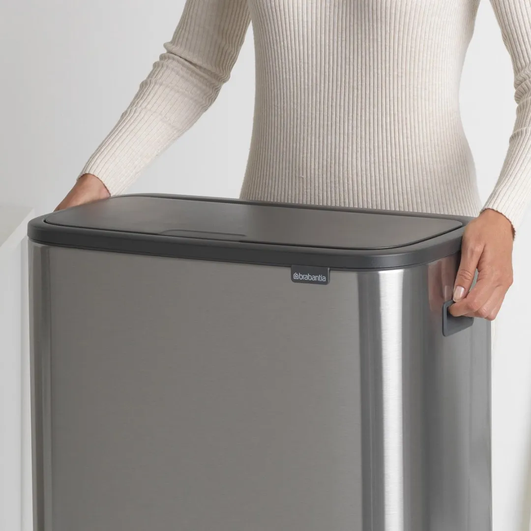 Brabantia Bo Touch Prullenbak 60L - 1 Vak Matt Steel