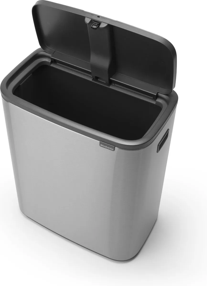 Brabantia Bo Touch Prullenbak 60L - 1 Vak Matt Steel