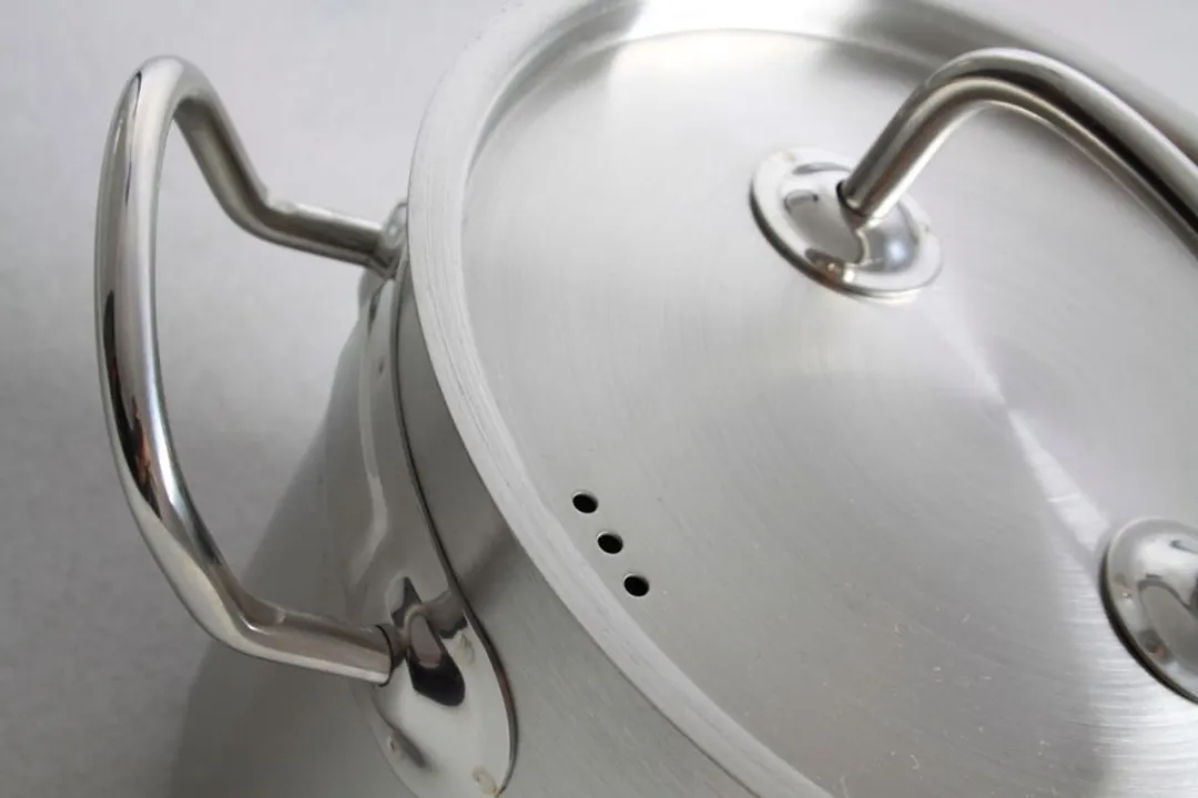 HENDI Hoge Kookpan 2,8L - Inductiegeschikt - Grijs