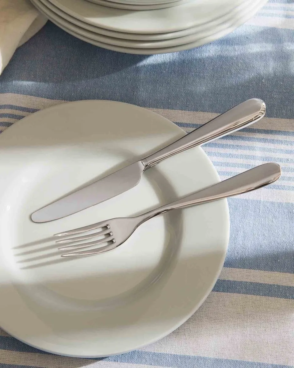 Alessi Nuovo Milano Dessertmes 19cm - Zilver