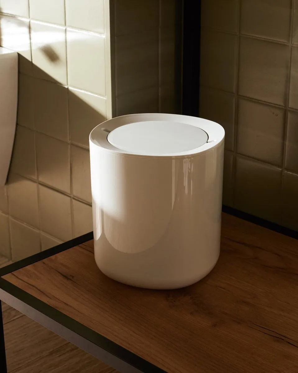 Alessi Birillo Afvalbakje Wit