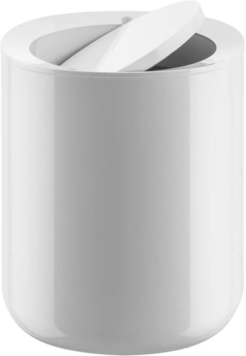 Alessi Birillo Afvalbakje Wit
