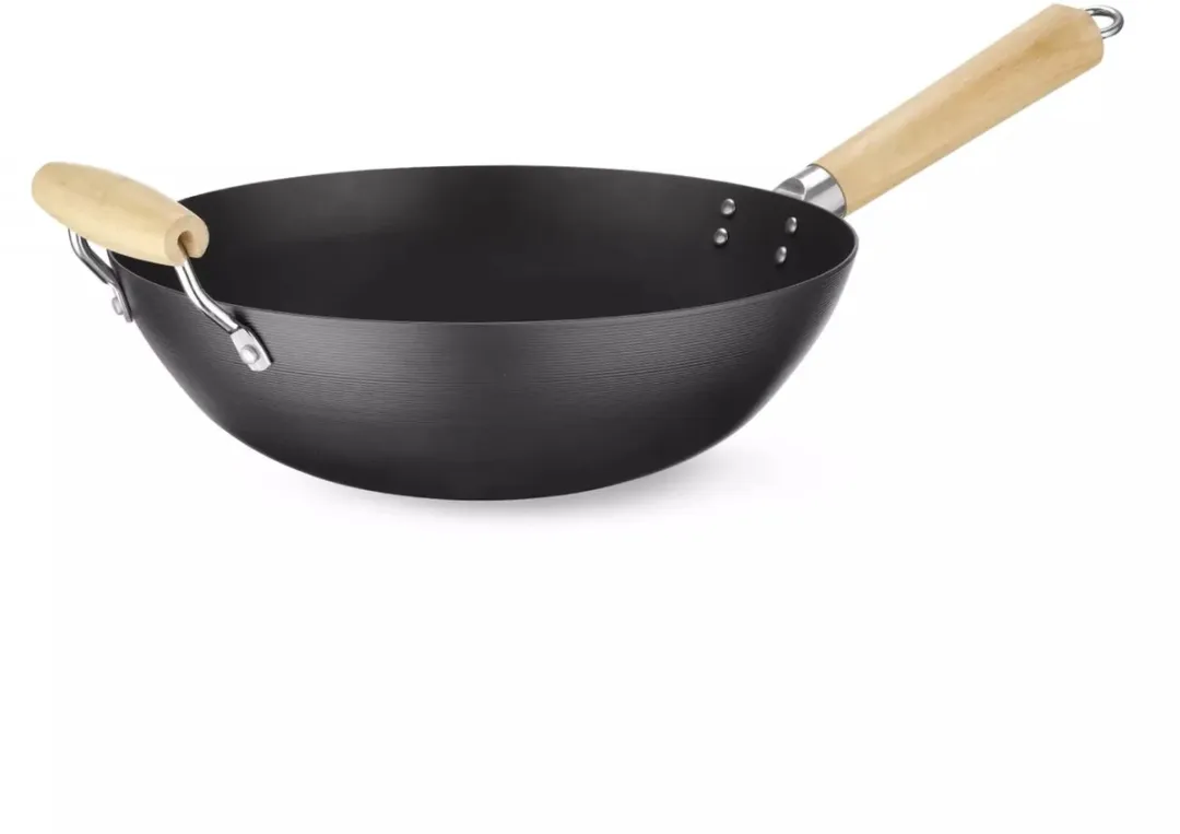 HENDI Carbonstalen Wok 32cm