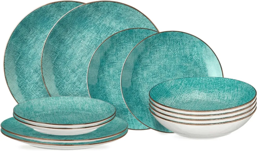 Cookinglife Tela Groen Serviesset 12-delig