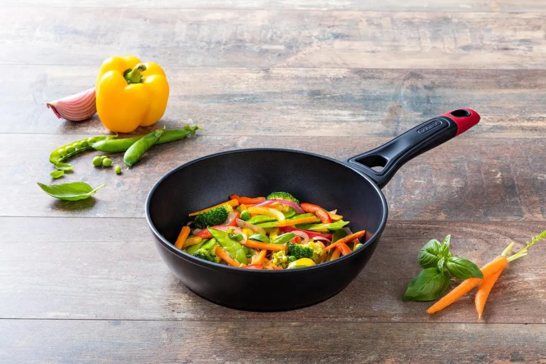 PYREX Optima Wokpan Ø26cm - Zwart - afbeelding 6 van 6