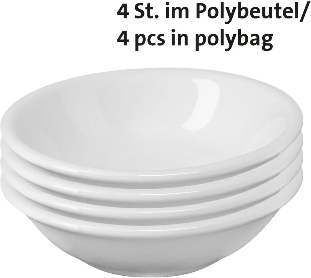 Westmark Tapas + Friends Kommetjes Set - 4 Stuks - Ø7x2cm - Wit