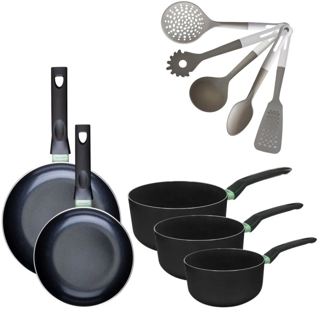 Fackelmann Brandao Set RVS Pannen & Kookpotten 20/24/16/18/20cm