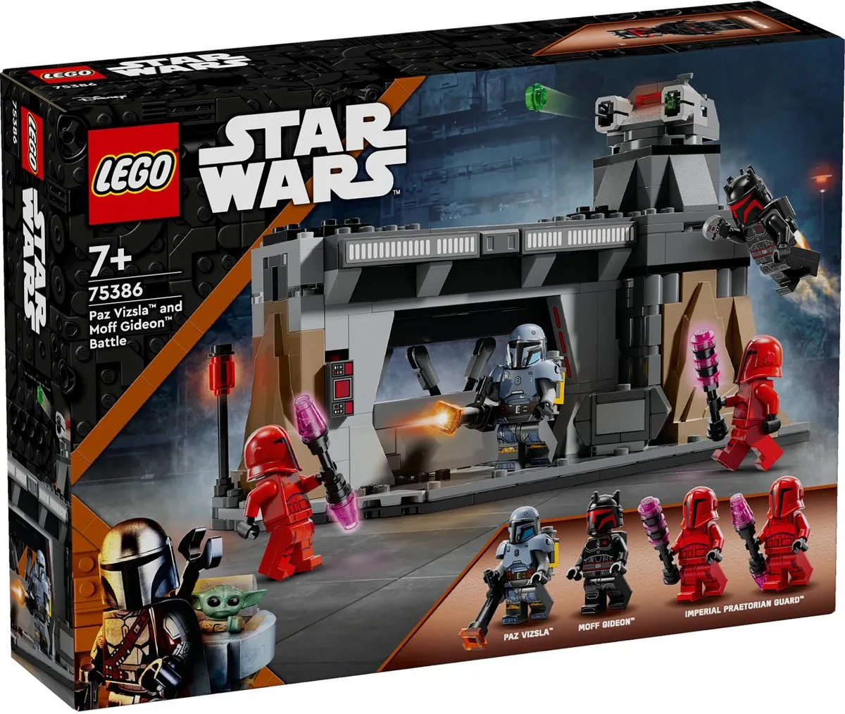 LEGO Star Wars Paz Vizsla & Moff Gideon Duel 75386