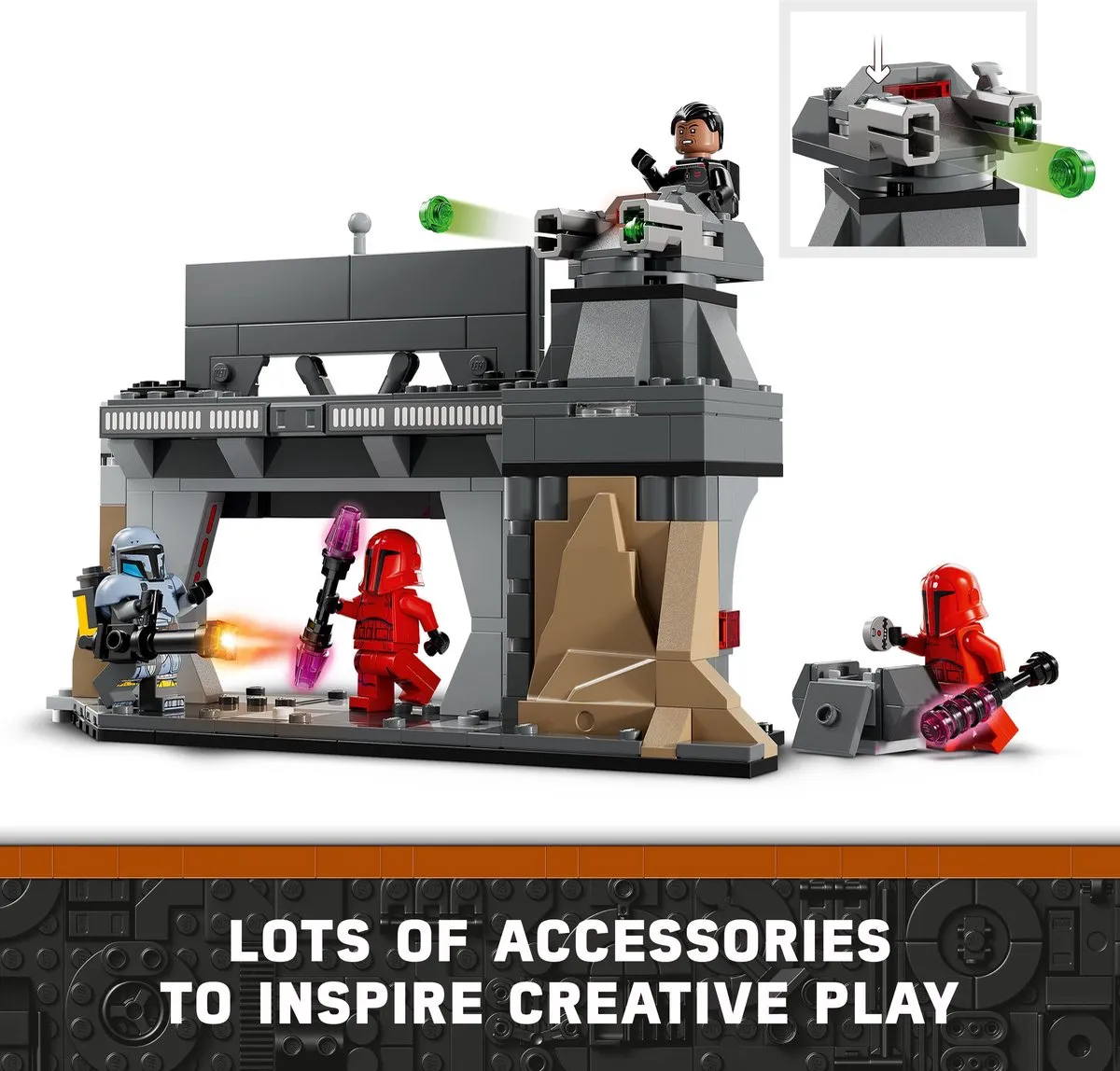 LEGO Star Wars Paz Vizsla & Moff Gideon Duel 75386 - 289 Stukken
