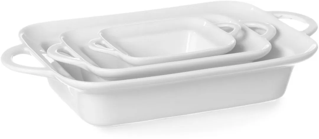 Hendi Rechthoekige Tapasschaal Porselein 0,11L - 160x101x45mm