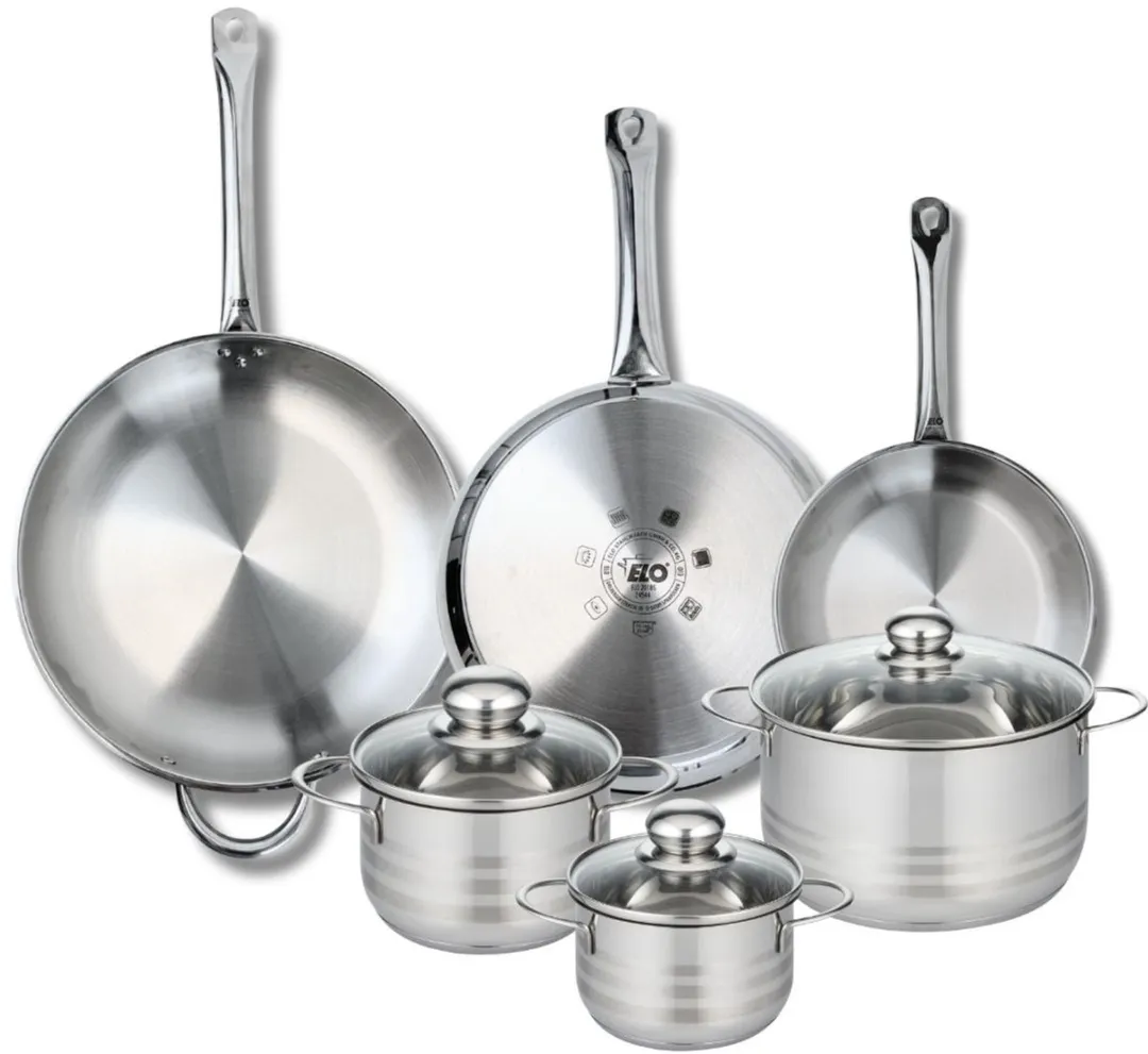 Fackelmann Elo Profi Brillant Keukenset 6-delig - 3 Bakpannen 24/28/32cm & 3 Kookpotten 12/16/20cm