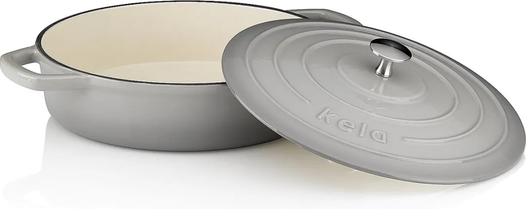 Kela Gietijzeren Braadpan 28cm - Grijs - afbeelding 6 van 6