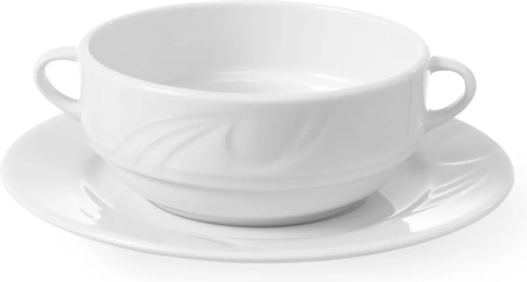 HENDI Soepkom 18cm - Versterkte randen - Wit