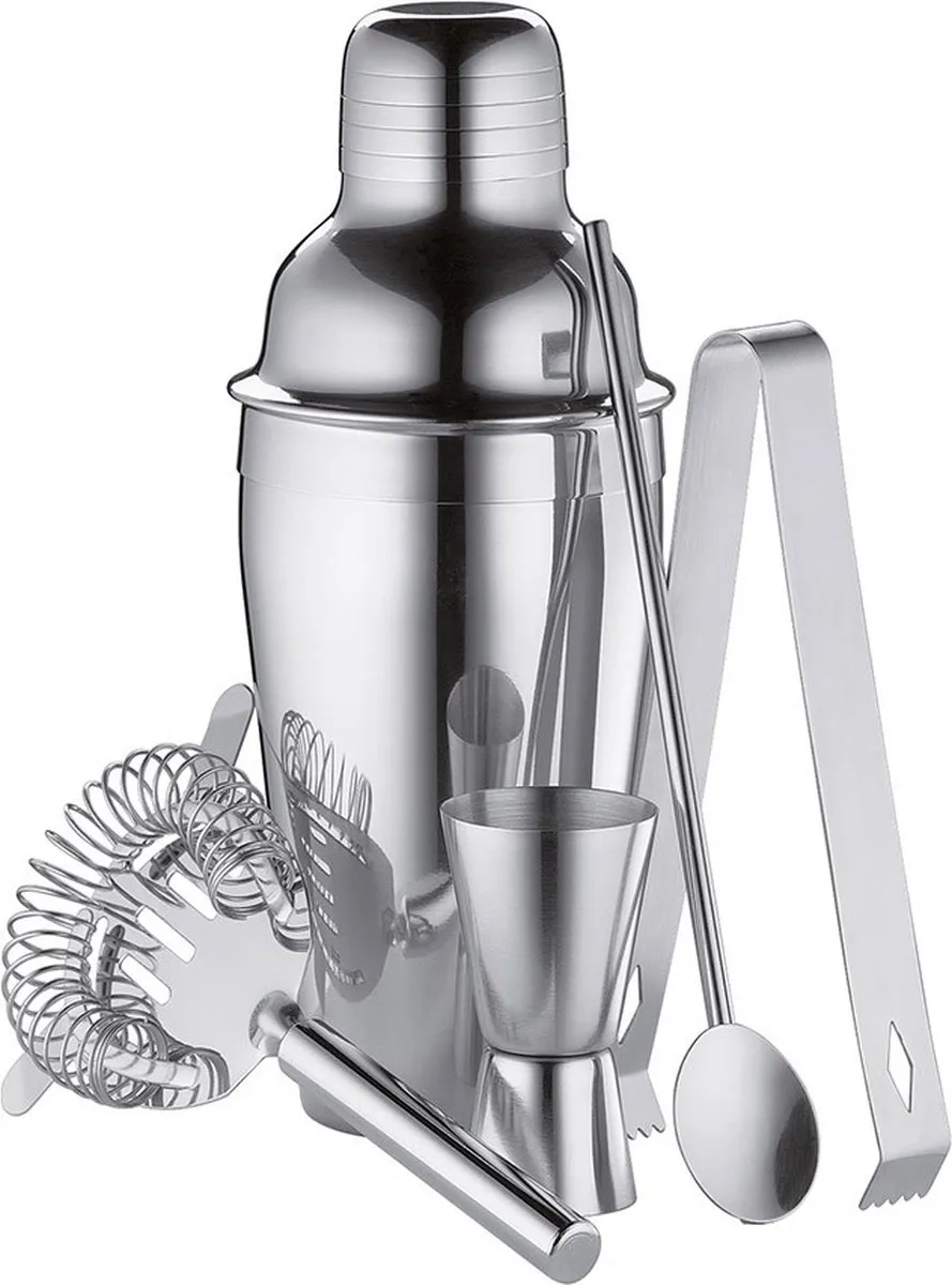 Cilio Cocktailset 5-delig RVS
