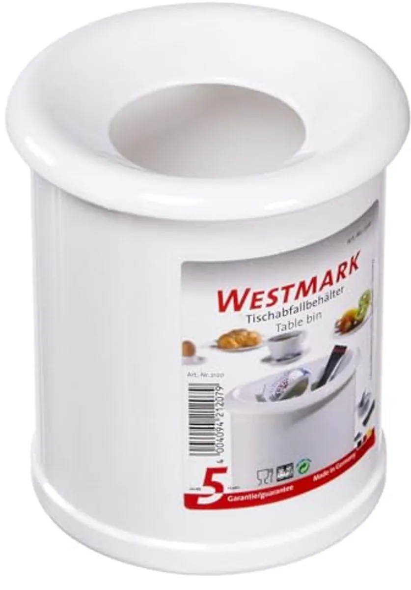 Westmark Tafelafvalbak 1L - Wit - 12,4x14,2cm
