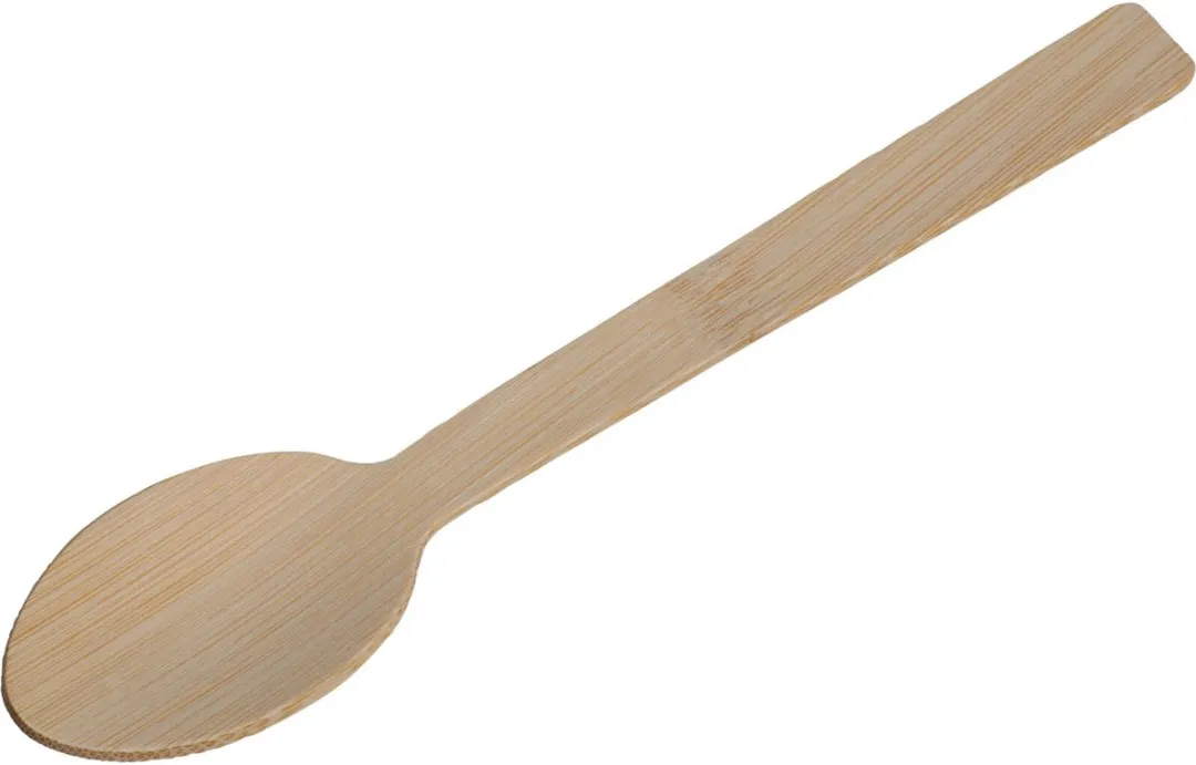Excellent Houseware Wegwerp Bestek Bamboe 54-delig - 17cm - Beige