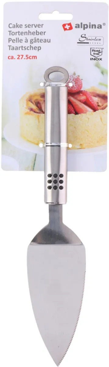 Alpina Taartschep RVS 27,5cm