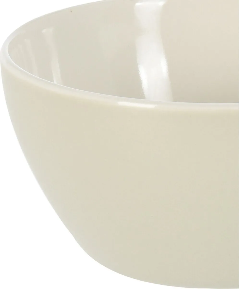 Excellent Houseware Acapulco Soepkommen - 14cm - Creme
