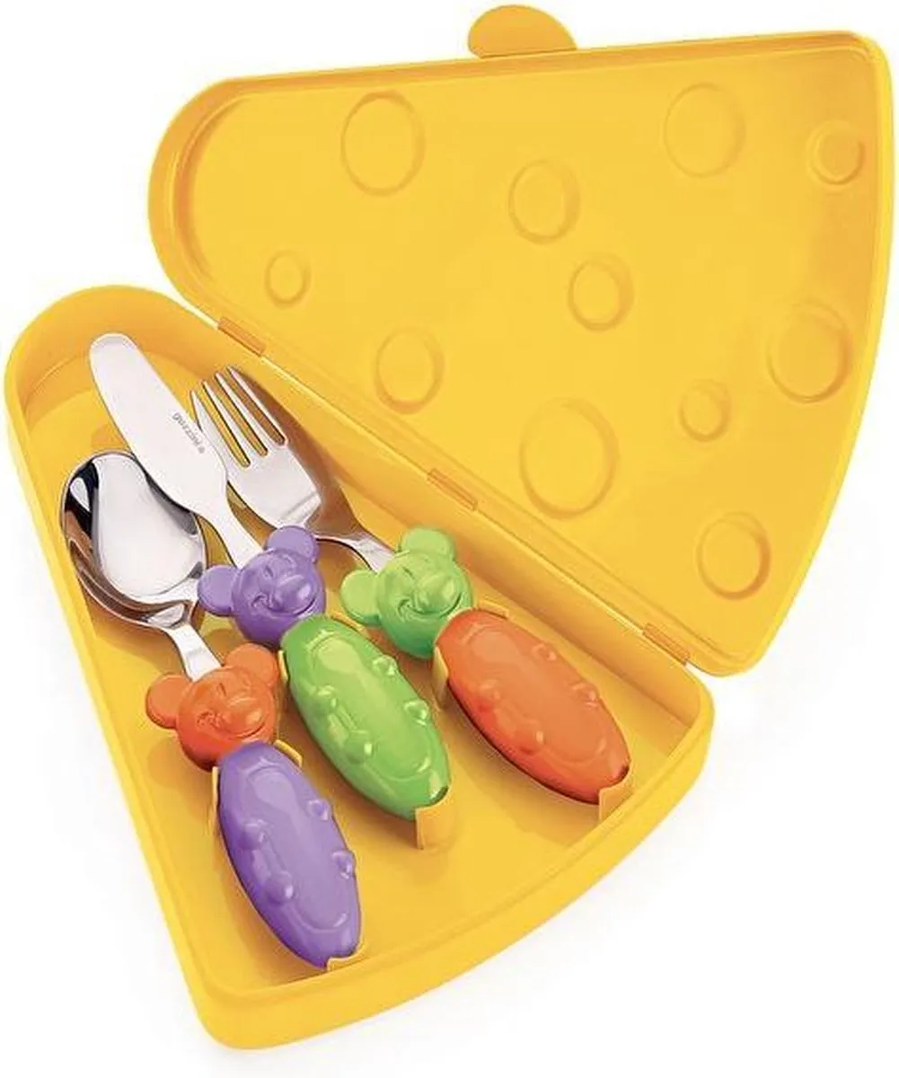 Guzzini Bimbi Tip top tap bestekset 3-delig