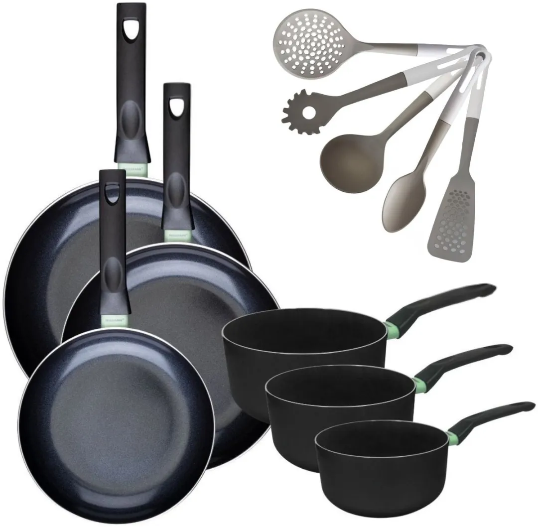 Fackelmann 9222050B88 RVS Pannen & Kookpottenset 24/28/30cm & 16/18/20cm