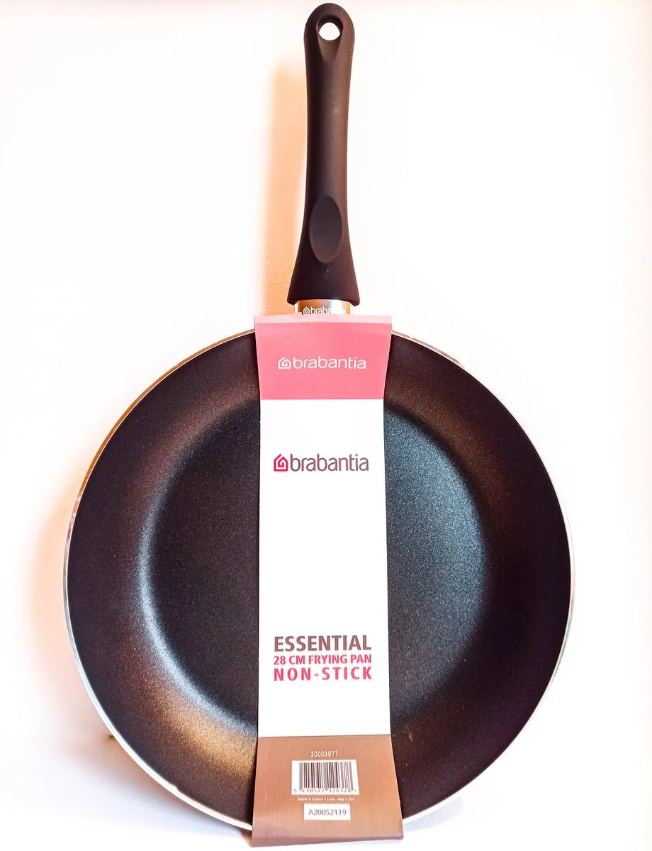 Brabantia Koekenpan 28cm - Antiaanbaklaag - Zwart