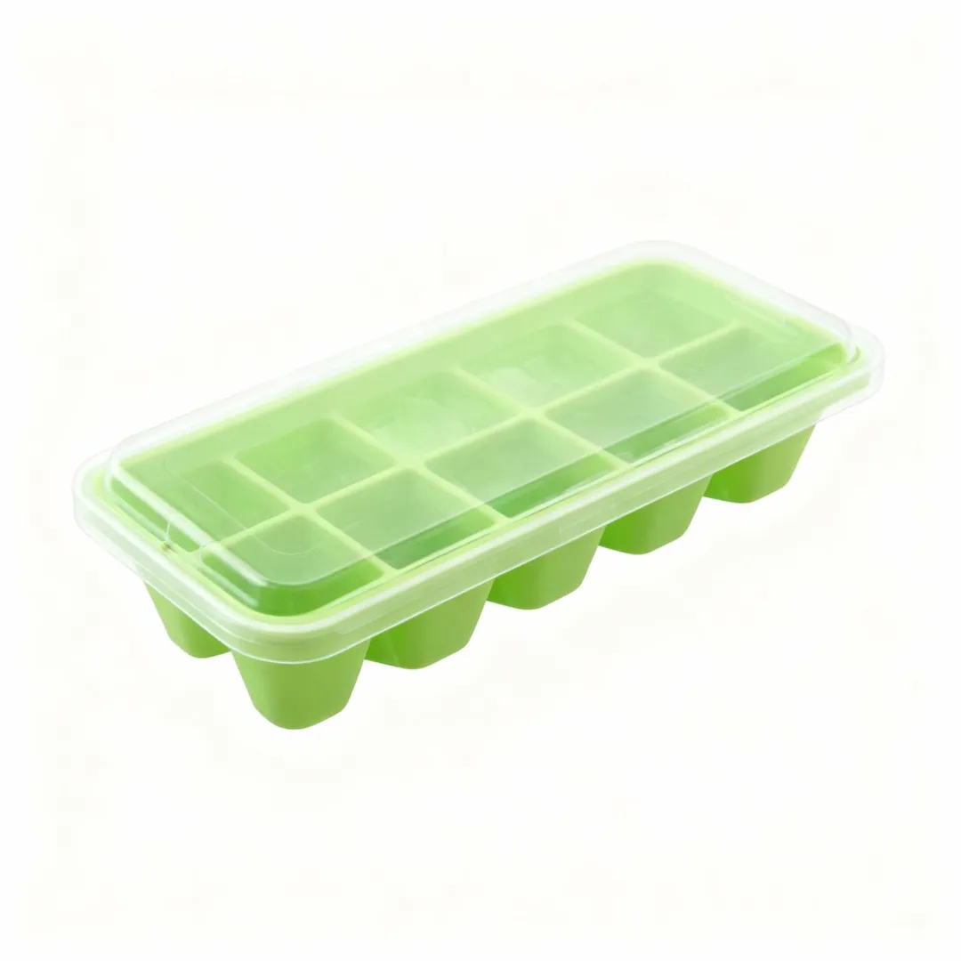 Fackelmann IJsblokjesvorm 15 Stuks - 25x10cm - Blauw/Fuchsia/ Groen