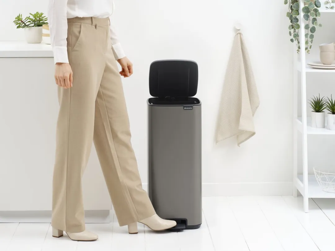 Brabantia Bo Pedaalemmer 30L - Platinum