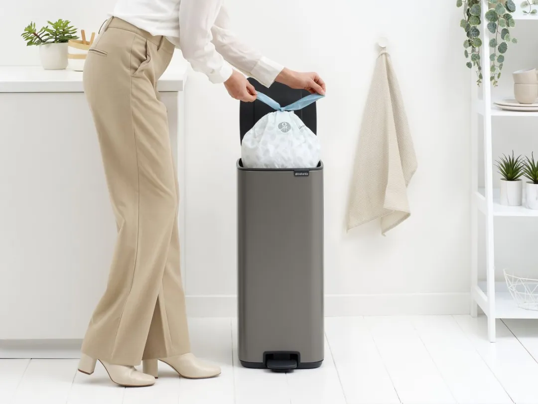 Brabantia Bo Pedaalemmer 30L - Platinum