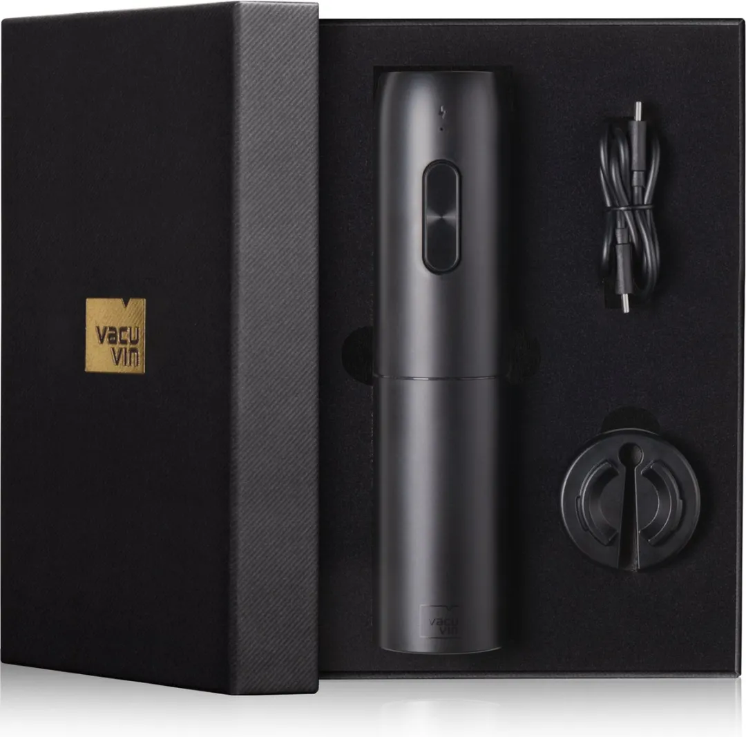 VacuVin Electric Wine Opener 91004606 - Zwart