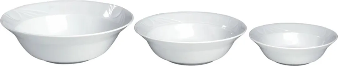 HENDI Saladeschaal 190mm - Wit Porselein