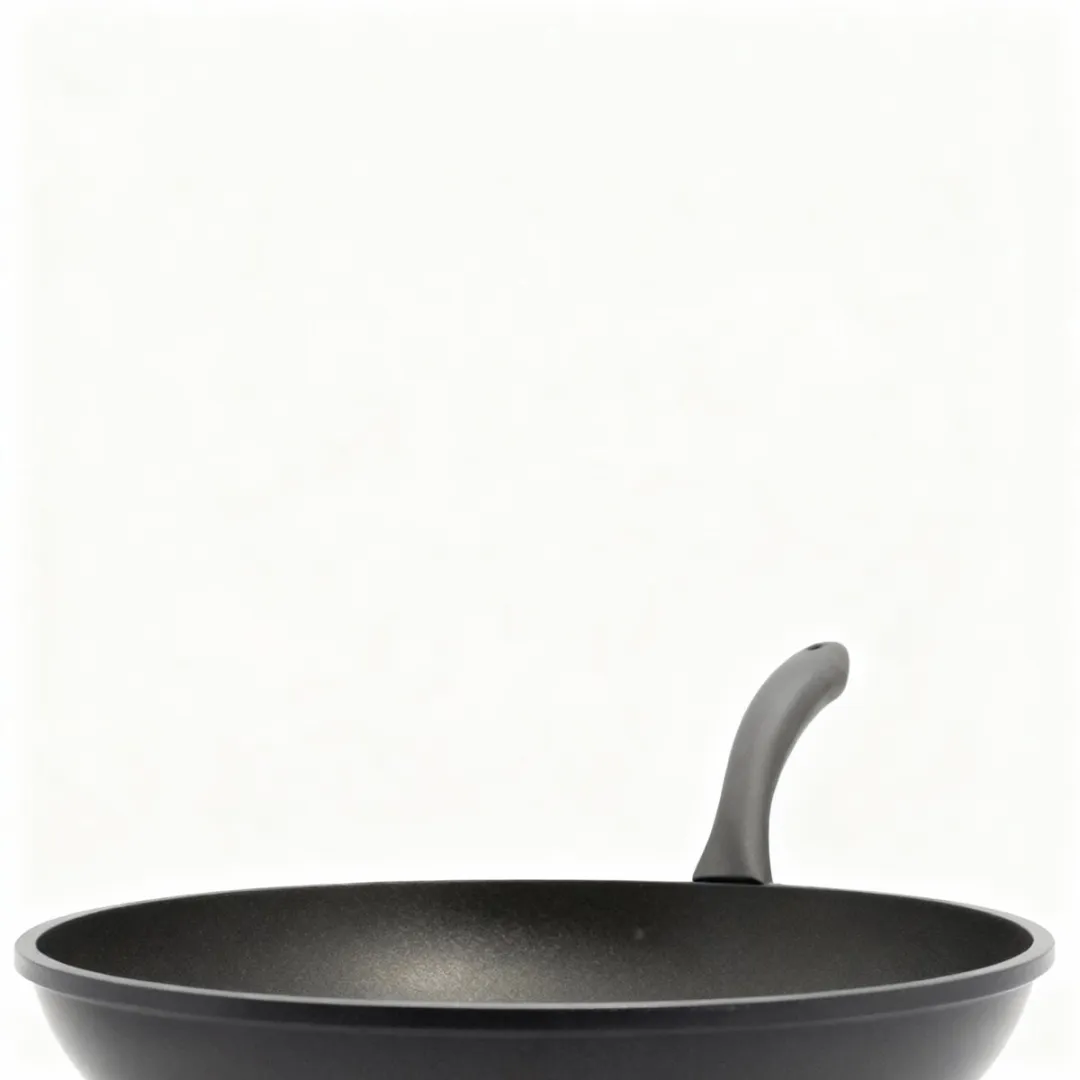 Fackelmann Elo Wokpan 28cm - Aluminium - Zwart