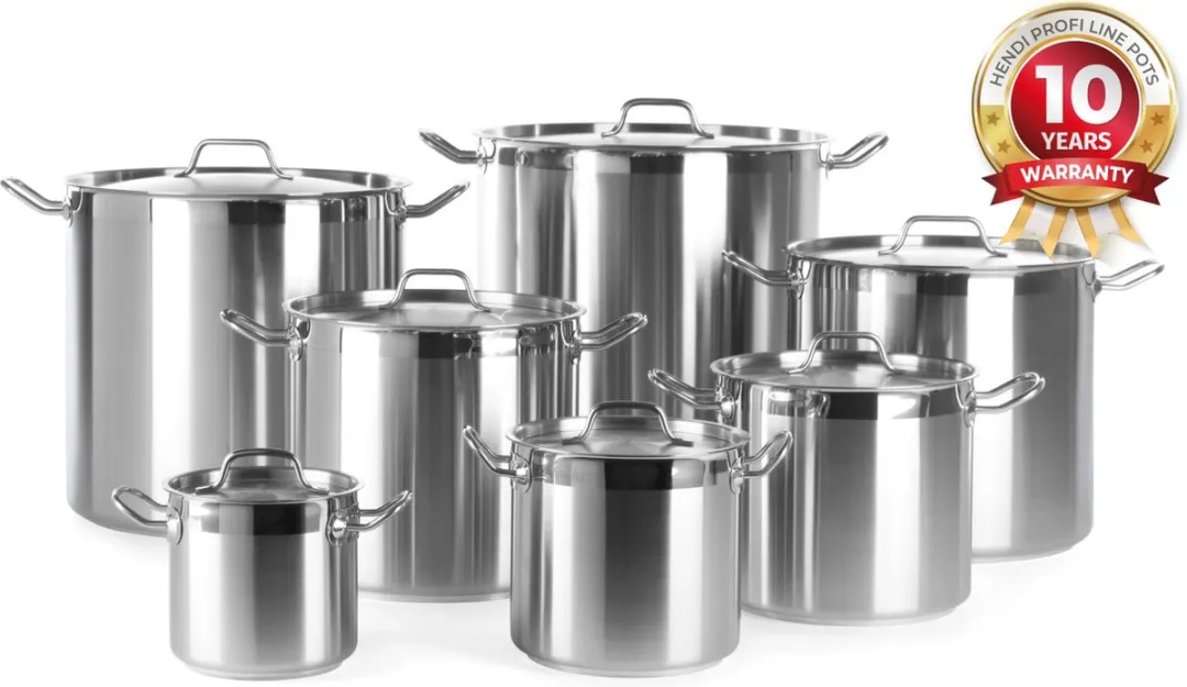 Hendi Kookpan 10L Inductie - Zilver